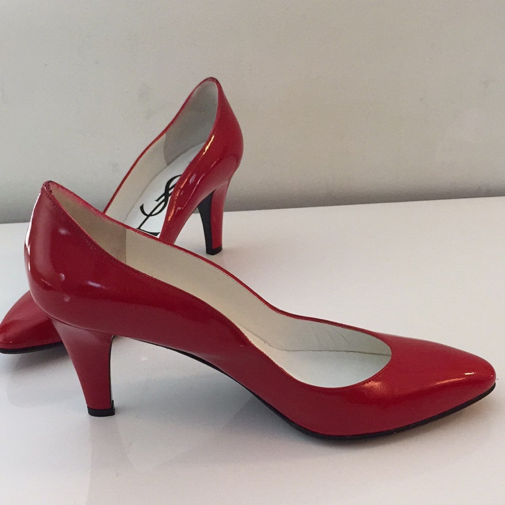 YSL 👠 red patent leather heels size 5.5 - Picture 4 of 12